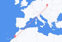 Flights from Guelmim, Morocco to Katowice, Poland