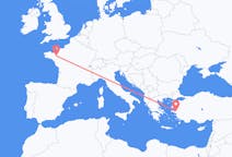 Vols de Rennes, France à Izmir, Turquie