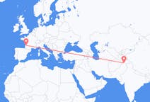 Flights from Saidu Sharif, Pakistan to Bordeaux, France