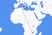 Voli da Harare, Zimbabwe a Rodez, Francia