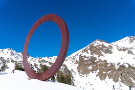 photo of Ordino Andorra morning view in winter.