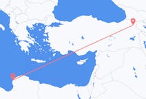Flyrejser fra Benghazi til Kars