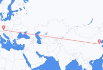 Flyg från Jinan, Kina till Salzburg, Kina