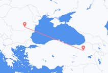 Flyg från Erzurum, Turkiet till Bukarest, Rumänien