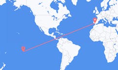 Flights from Kaukura, French Polynesia to Seville, Spain