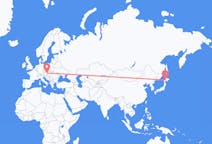 Flüge von Sapporo, Japan nach Wien, Österreich