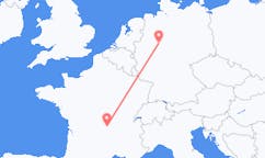Flyrejser fra Clermont-Ferrand til Paderborn
