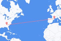Flights from Atlanta, the United States to Perpignan, France