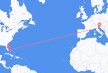 Flyrejser fra Lauderdalefortet, USA til Pula, Kroatien