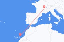 Flights from Lanzarote to Lyon