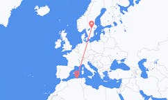 Flights from Béjaïa to Örebro County