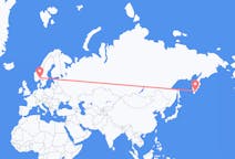 Flyg från Petropavlovsk-Kamchatsky till Oslo