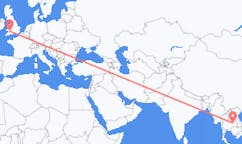 出发地 泰国出发地 黎伊省前往威尔士的加迪夫的航班