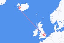 Vluchten van Reykjavík, IJsland naar Londen, Engeland