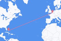 Flyg från Nassau, Bahamas till Lille, Frankrike