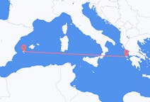 Flyreiser fra Kefalonia, Hellas til Ibiza, Spania