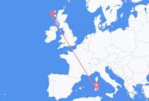 Flights from Barra, the United Kingdom to Cagliari, Italy