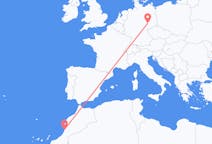 Flyg från Agadir till Leipzig