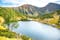 Photo of Rohacske lakes in the Slovakia mountains. Rohacske plesa for the tourists.