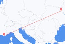 Vols depuis la ville de Kiev vers la ville de Toulon