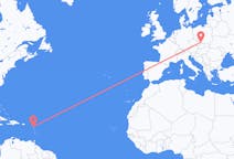 Flights from Antigua to Ostrava