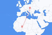 Flyrejser fra Niamey til Budapest