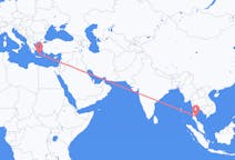 Flights from Ko Samui, Thailand to Santorini, Greece