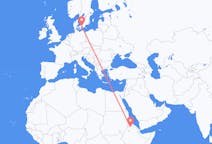 Flights from Shire to Copenhagen