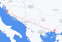 出发地 克罗地亚扎达尔目的地 希腊亞歷山德魯波利斯的航班
