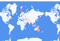 Flyrejser fra Melbourne til Bardufoss