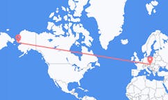 Flyg från Nome, USA till Vienna, Österrike