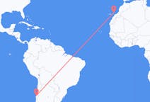 Flyg från La Serena, Chile till Lanzarote, Spanien