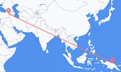 Flyreiser fra Wewak, Papua Ny-Guinea til Iğdır, Tyrkia