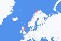 Vols de Sørkjosen, Norvège pour Leeds, Angleterre