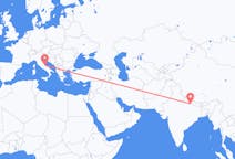 Flyreiser fra Siddharthanagar, Nepal til Pescara, Italia