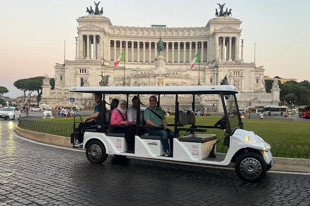 Tour privado en carrito de golf: atracciones de Roma