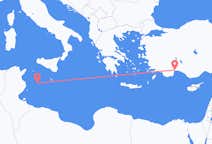 Flyg från Lampedusa till Antalya