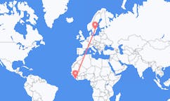 Flights from Monrovia to Norrköping
