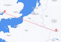 Flyreiser fra Bristol, England til Stuttgart, Tyskland