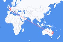 Flyg från City of Newcastle, Australien till Limoges, Frankrike