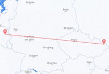 Vluchten van Ostrava, Tsjechië naar Luik, België