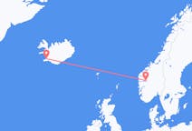 Flights from Sogndal, Norway to Reykjavik, Iceland