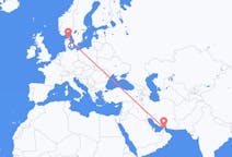 Flights from Ras al-Khaimah, United Arab Emirates to Aalborg, Denmark
