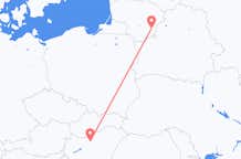Vluchten van Boedapest naar Vilnius