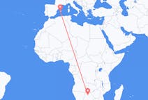 Flyreiser fra Maun, Botswana til Palma de Mallorca, Spania