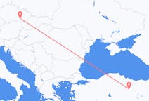 出发地 捷克布尔诺目的地 土耳其錫瓦斯的航班