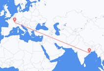 Flights from Bhubaneswar, India to Dole, France