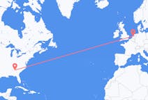 Vluchten van Atlanta, Verenigde Staten naar Amsterdam, Nederland