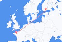 法国出发地 雷恩飞往法国目的地 赫尔辛基的航班