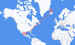 Flights from Ixtapa, Mexico to Akureyri, Iceland